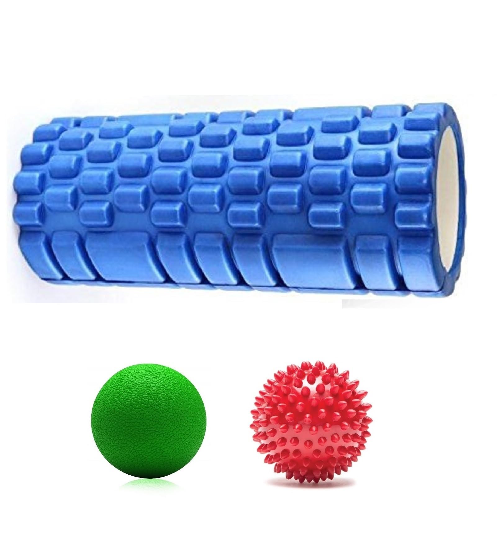 Bodylastics 33cms Foam Roller for Deep Tissue Massage, Relief from Sore Muscles Pain, Pre & Post Exercise Fitness Workout Sessions