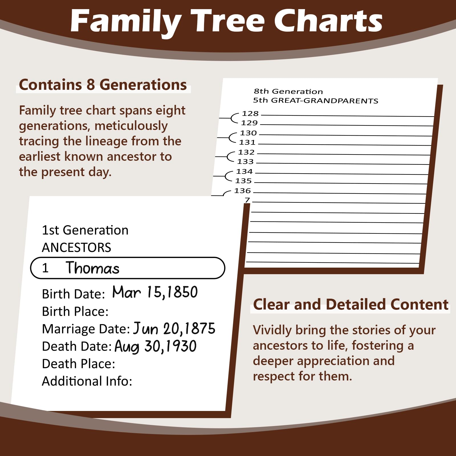 50 Sheets Two Sided Family Group Sheets Genealogy Charts Family Genealogy Dia Ebay