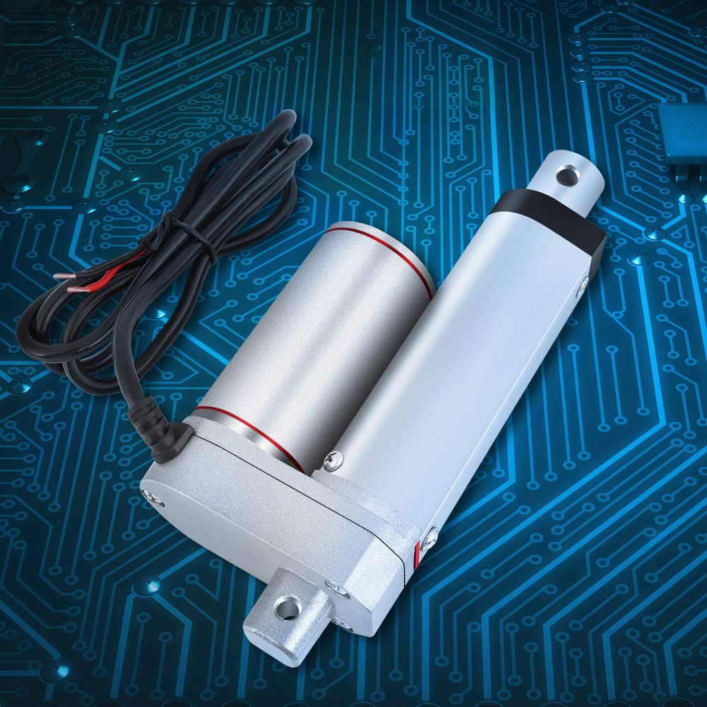 Keenso Attuatore Lineare della Corsa Elettrica 24V - Potente Trasmissione a Motore a Magnete Permanente - Interruttore di Tratto Integrato per Letto Elettrico, di Nozze
