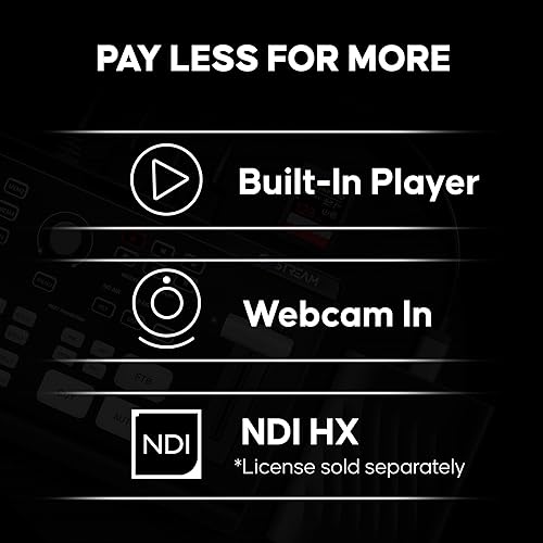 Miniatura 7 de Osee GoStream Deck HDMI Pro Conmutador de Mezclador de Vídeo Multi Cámara para Transmisión en Vivo con NDI Actualizable