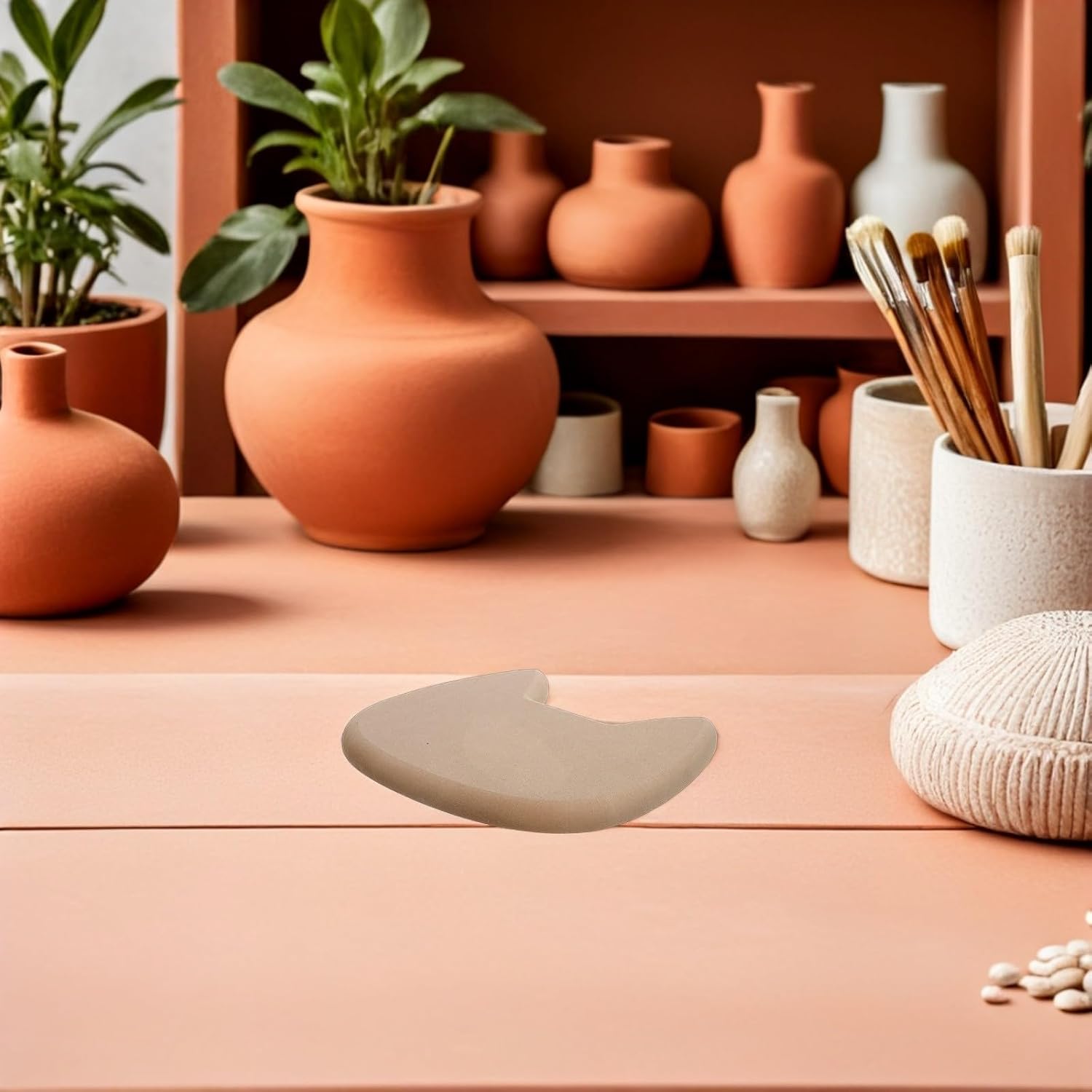 Ceramic Pottery Mold Cat Shaped for Clay Handbuilding Practice