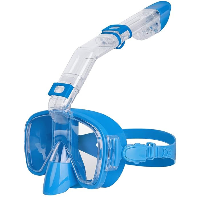 Buy Unigear Snorkel Mask, Foldable AntiFog Snorkeling Set with Dry Top