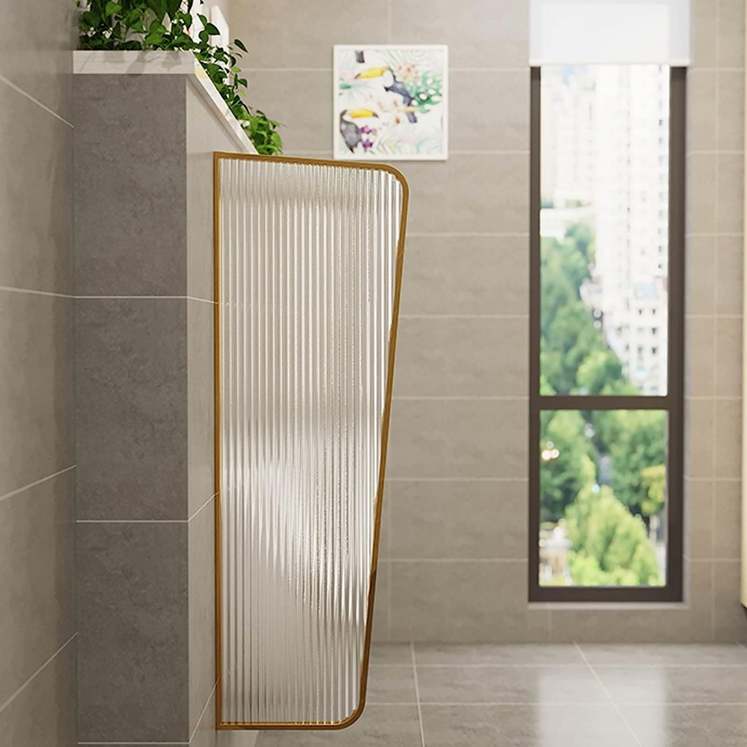 GLJTUO urinal partition protection screen Wall-mounted Men Urinal Privacy Screen??Urinal Screen Toilet Partition Protection,D-1 piece set