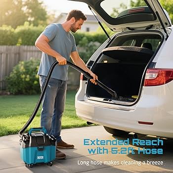 Amazon.com: Seesii Cordless Shop Vac Wet and Dry, 2.6 Gallon