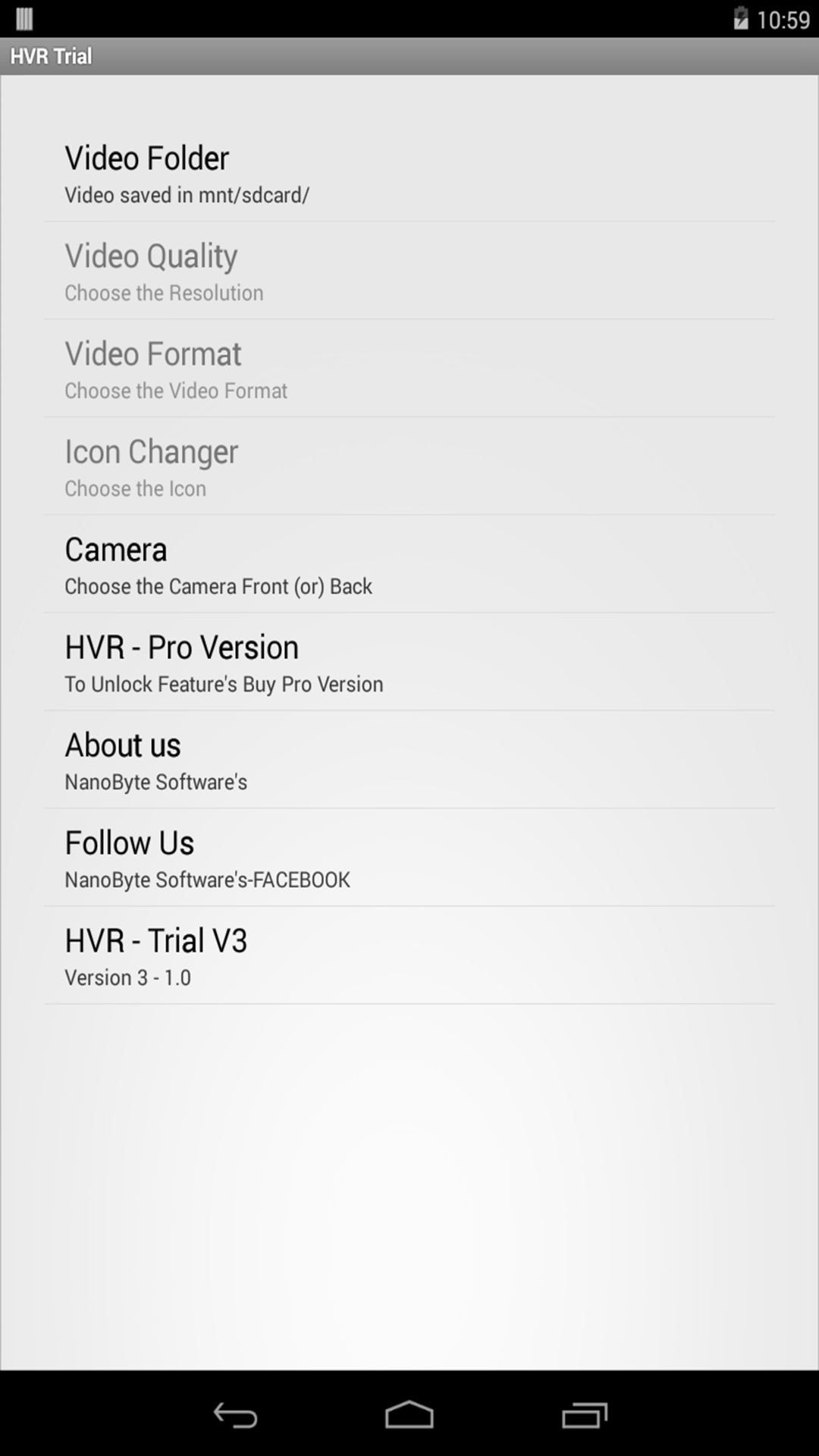 Hidden Video for Android