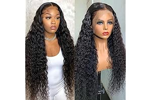 30" QinMei Deep Wave Lace Front Wig: A Masterpiece for Black Women