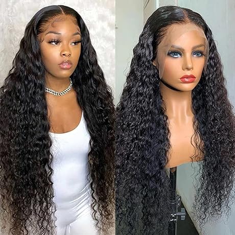 30" QinMei Deep Wave Lace Front Wig: A Masterpiece for Black Women