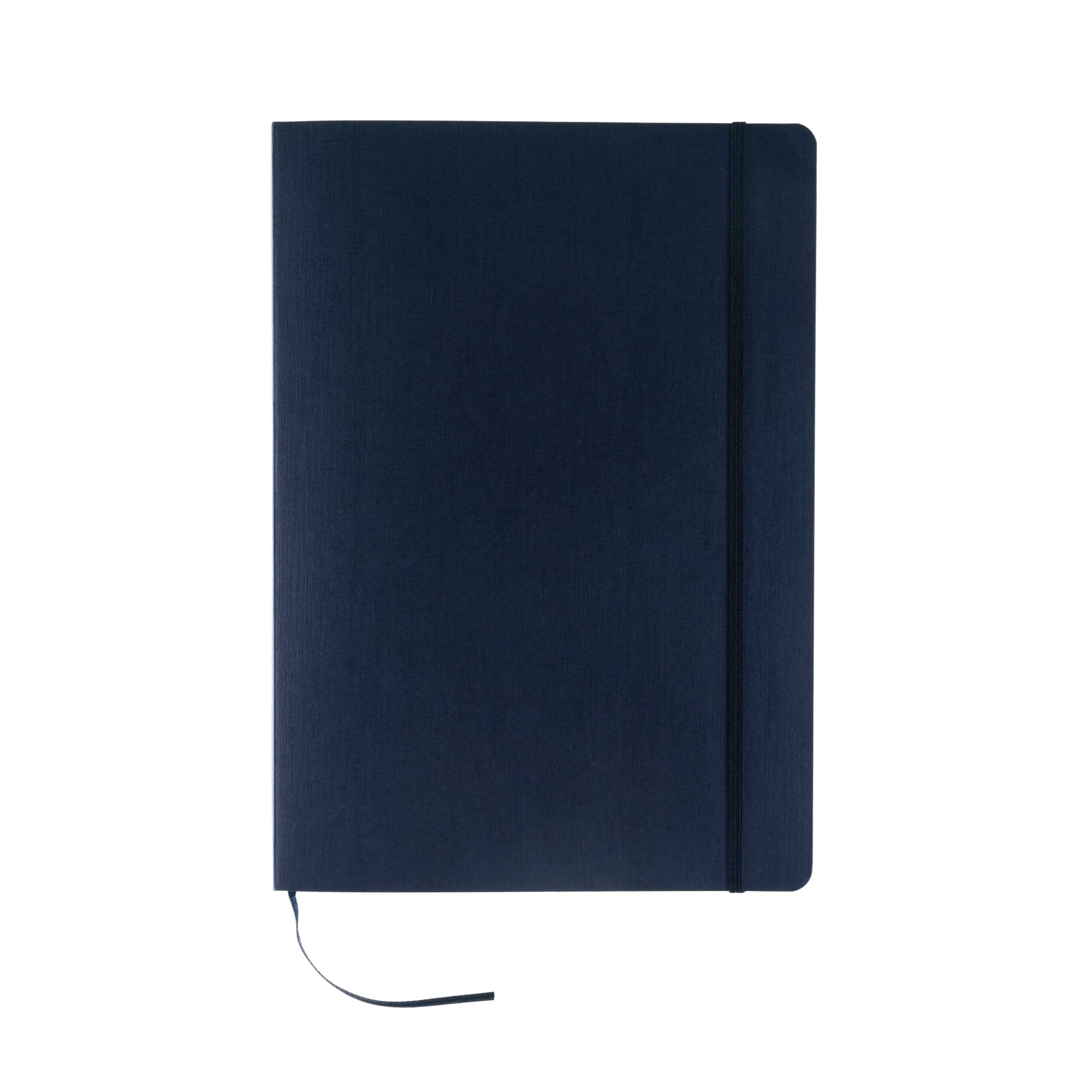 Carnet A4 Graphique Fabriano Ecoqua Plus Bleu Marine anti ratures