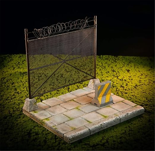 Amazon Kk店 1 12 Twtoys 素体 フィギュア 道具 置物 飾り台 リアル 映画 真実 フェンス 有刺 鉄線 街道 地面 情景 コスプレ フィギュア ドール 通販