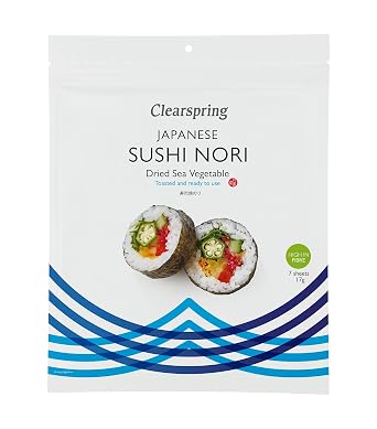 Clearspring - Sea Vegetables - Sushi Nori - 7 Sheets - 17g