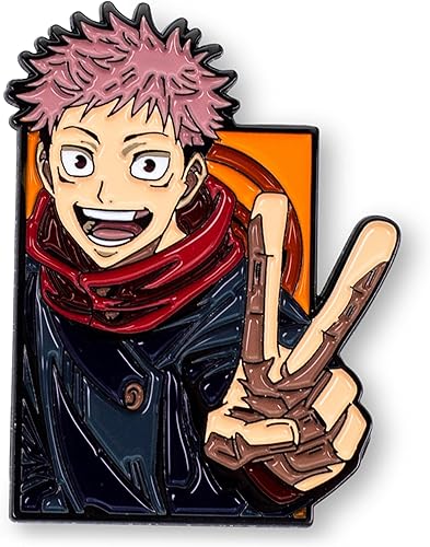 Jujutsu Kaisen Yuji Itadori Edición Limitada Esmalte Pin Anime Expo 2022 Exclusiva Broche de metal Accesorios Insignia para Mochila, Ropa,