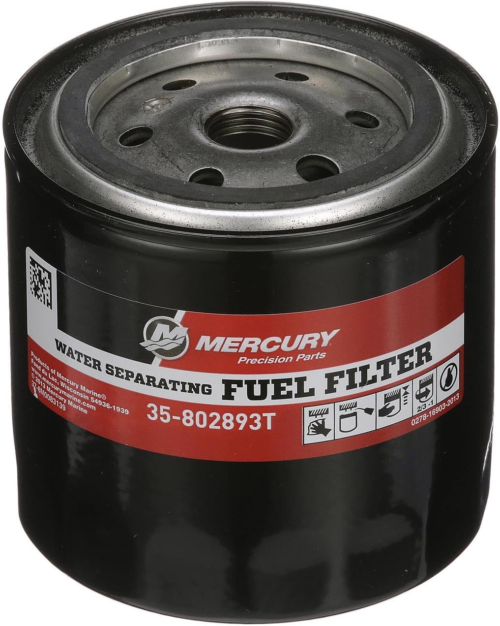 Mercury 802893T Water Separating Fuel Filter for Remote Mount Filter Systems