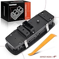 Vista 8 de Interruptor maestro de ventanilla eléctrica A-Premium compatible con Chrysler 300 2015-2022, Pacifica 2017-2022 y Dodge Charger 2015-2021, lado