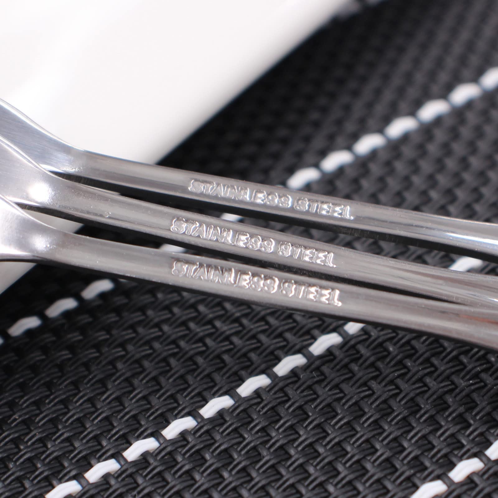 Small Stainless Steel Forks for Cocktail Appetizer Dessert Party, 12 Pack — Amazon image 5