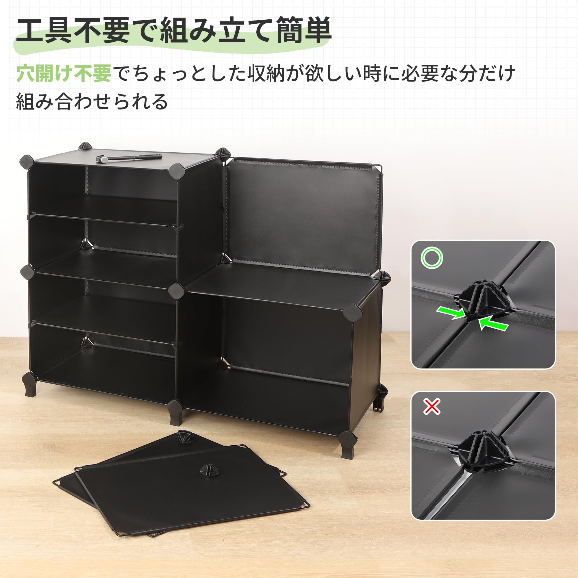 Amazon.co.jp 限定】 チチロバ(TITIROBA) 本棚 収納棚 組み立て式 棚
