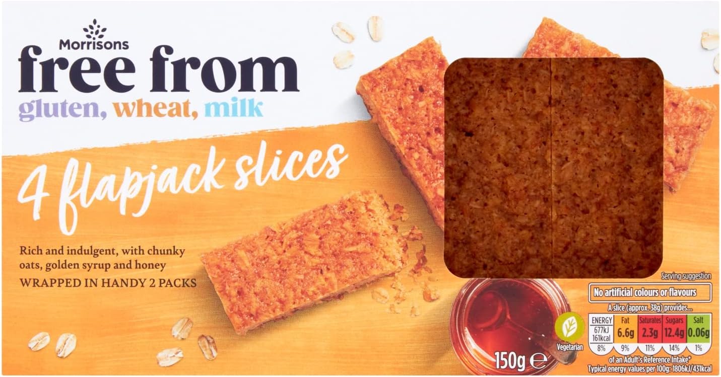 Morrisons Free From Flapjack 150G