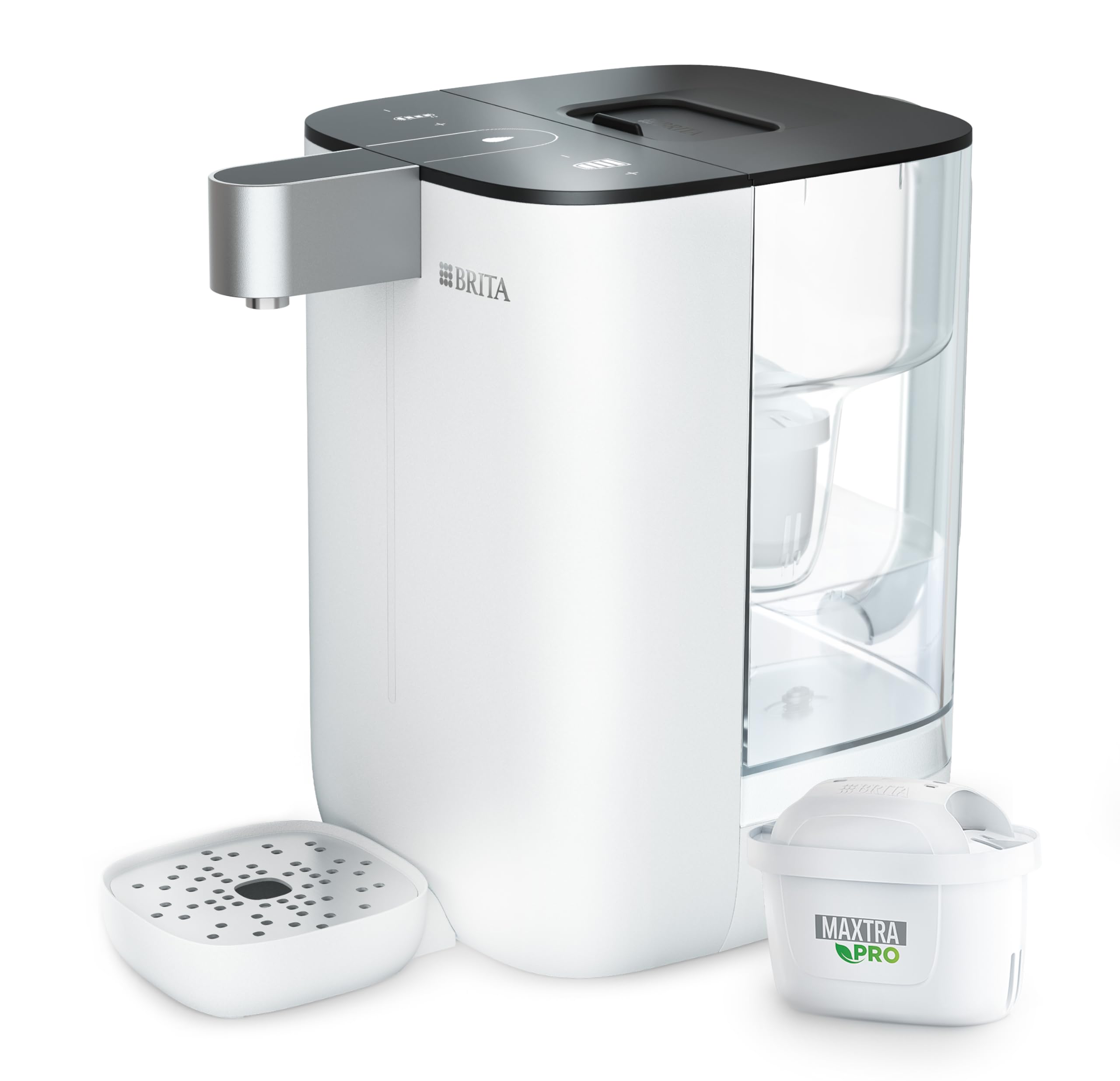 Brita BA5221 White Cube Water Dispenser - 4L Capacity, Instant Hot & Cold Filtered Water Back to School