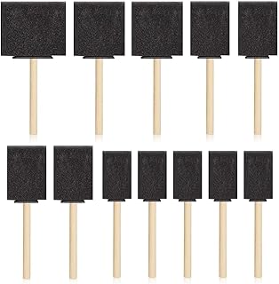 Schaumstoffpinsel Schwammpinsel 12 Stück Schaumstoff Schaum Pinsel Stupfpinsel Malerei Malschwamm Schule Schwamm Werkzeug ...