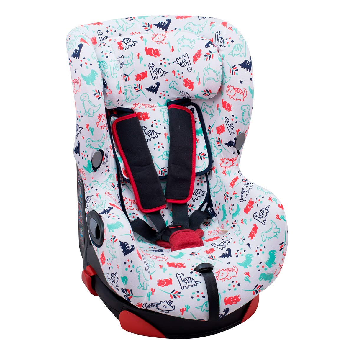 JYOKO KIDS Fodera per seggiolino auto compatibile con Bébé Confort Axiss (Dino Party)