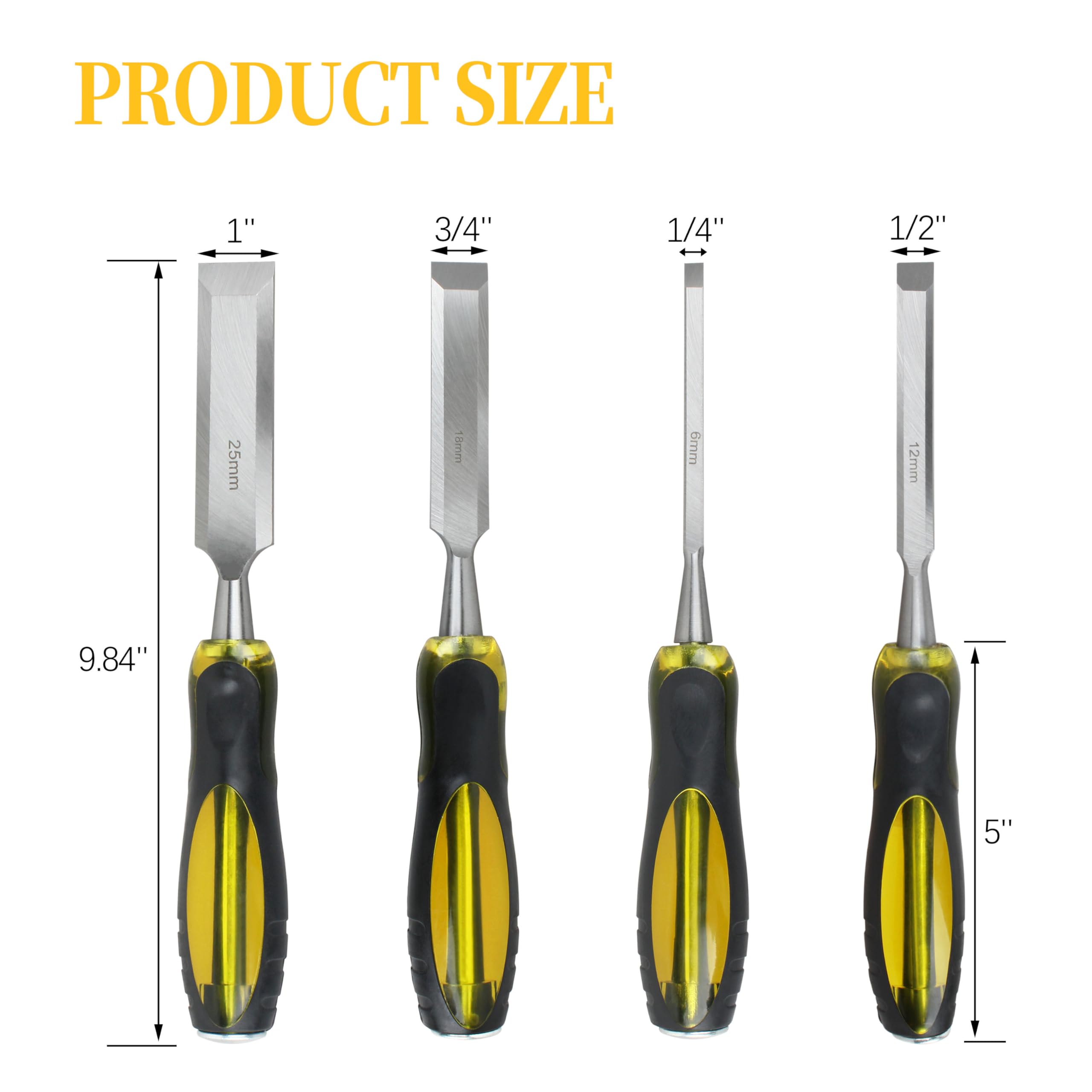 DWHT16063 for DeWalt Chrome Carbon-Steel Wood Chisel Set? 4-Piece