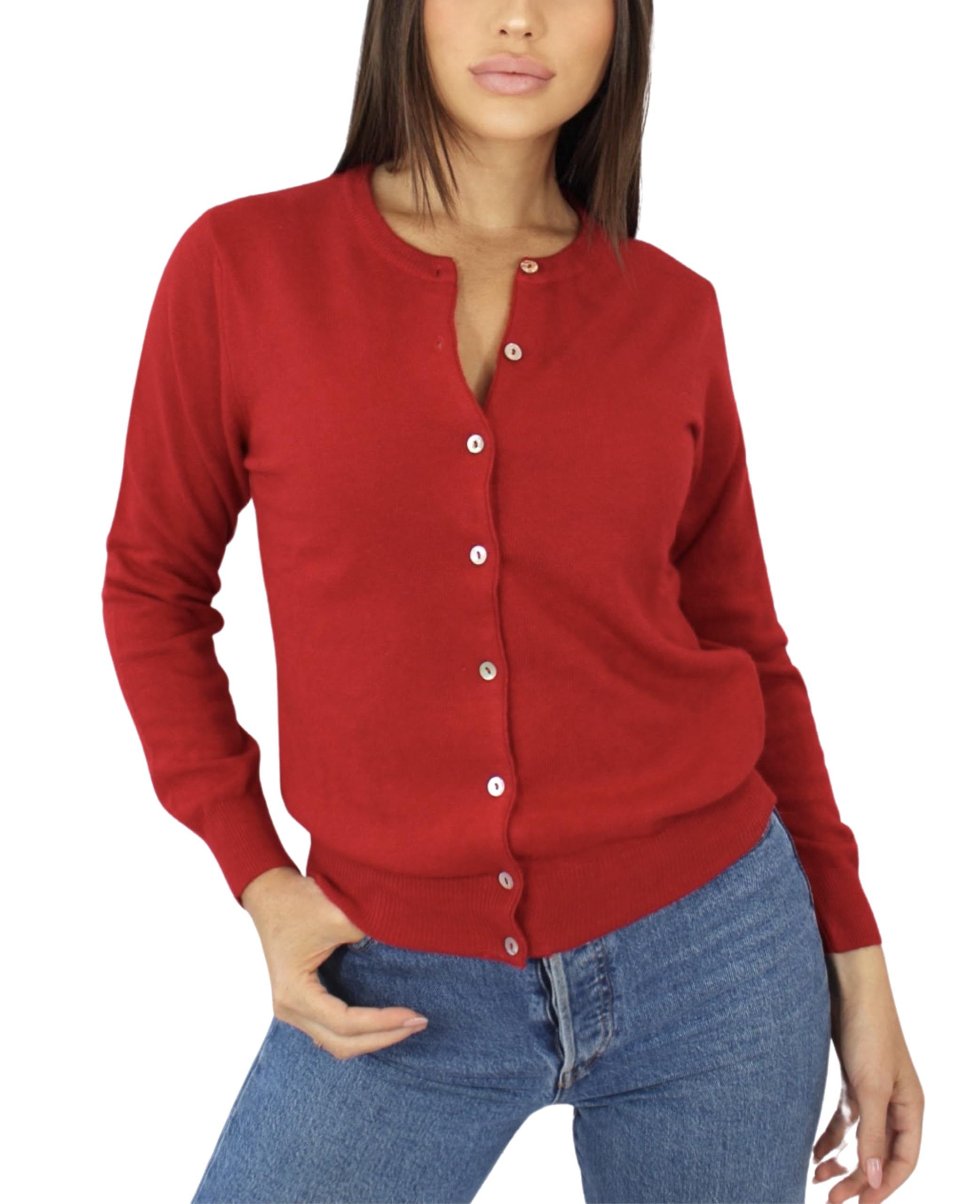 Win's Kasjmier vest voor dames, gemaakt in Italië, Grijs Chinees, S