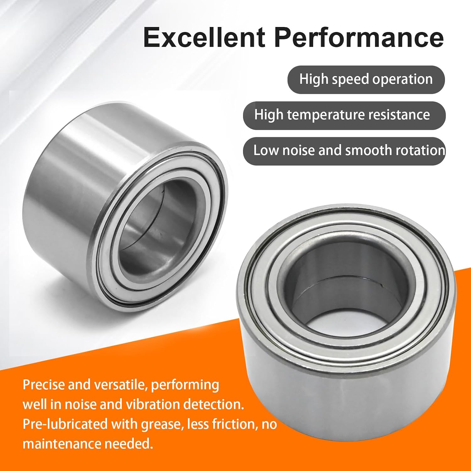 MDEOOSKY BD35-12DU8A 5.9 L 6.7L Fan Pulley Hub Bearing, Replacement for Dodge Ram 5.9L 6.7L Diesel 1989-2012 Cummins, Replaces 4429639 3910739 DF0766LUA