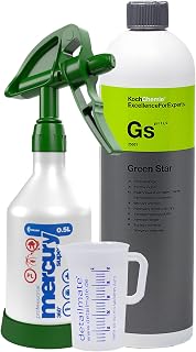 detailmate Set de limpiador universal Koch Chemie Green Star de 1 l, vaso medidor, 50 ml, color verde