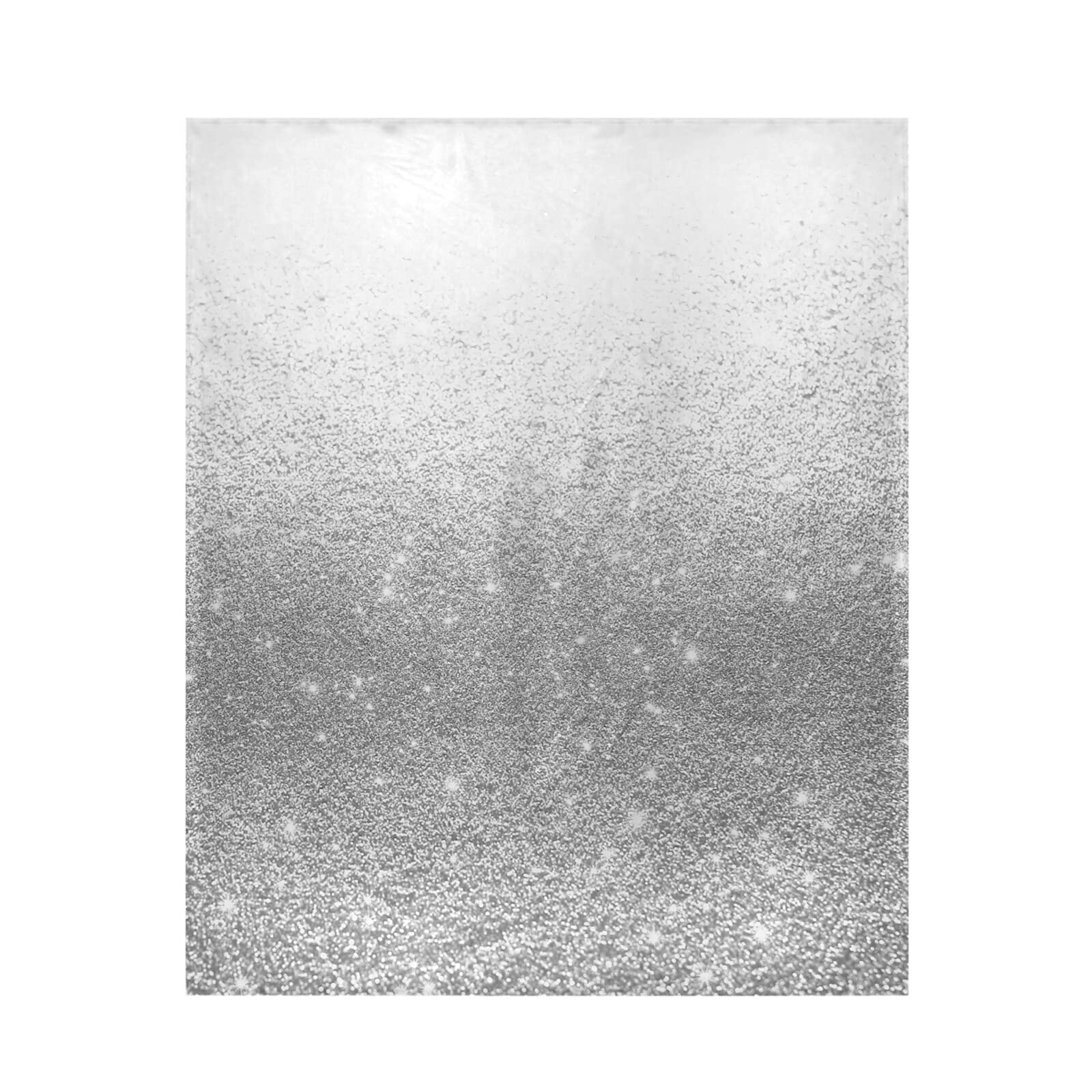 Poeticcity Multi 16 Silver Fantasy Galaxy Universe White Shiny Stars Sparkles Texture 1Pc Blanket, Lightweight Plush Throws Siesta 50X60 Inches Super-Soft Fluffy Warm Cozy Travel Crystal Velvet Carpet For Bed Couch
