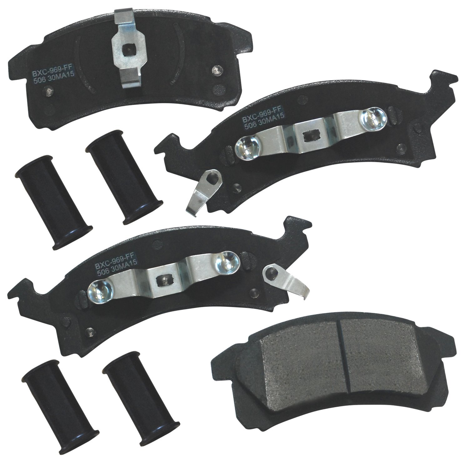 Bendix Premium SBC506 Ceramic Front Brake Pads for Select Models Buick Skylark, Chevrolet Beretta, Cavalier, Corsica, Oldsmobile Achieva, Cutlass Calais, Pontiac Grand Am, Sunbird, Sunfire