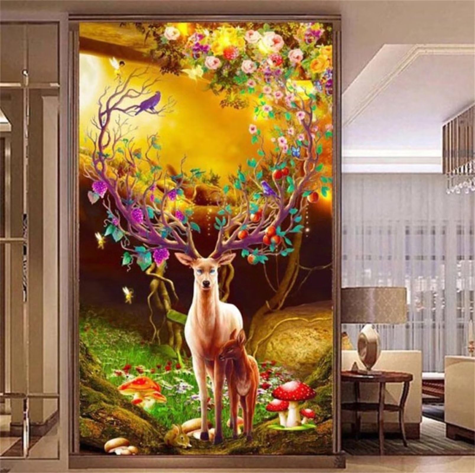 RICUVED Élan Diamond Painting Animaux 5D DIY Broderie Diamant Painting