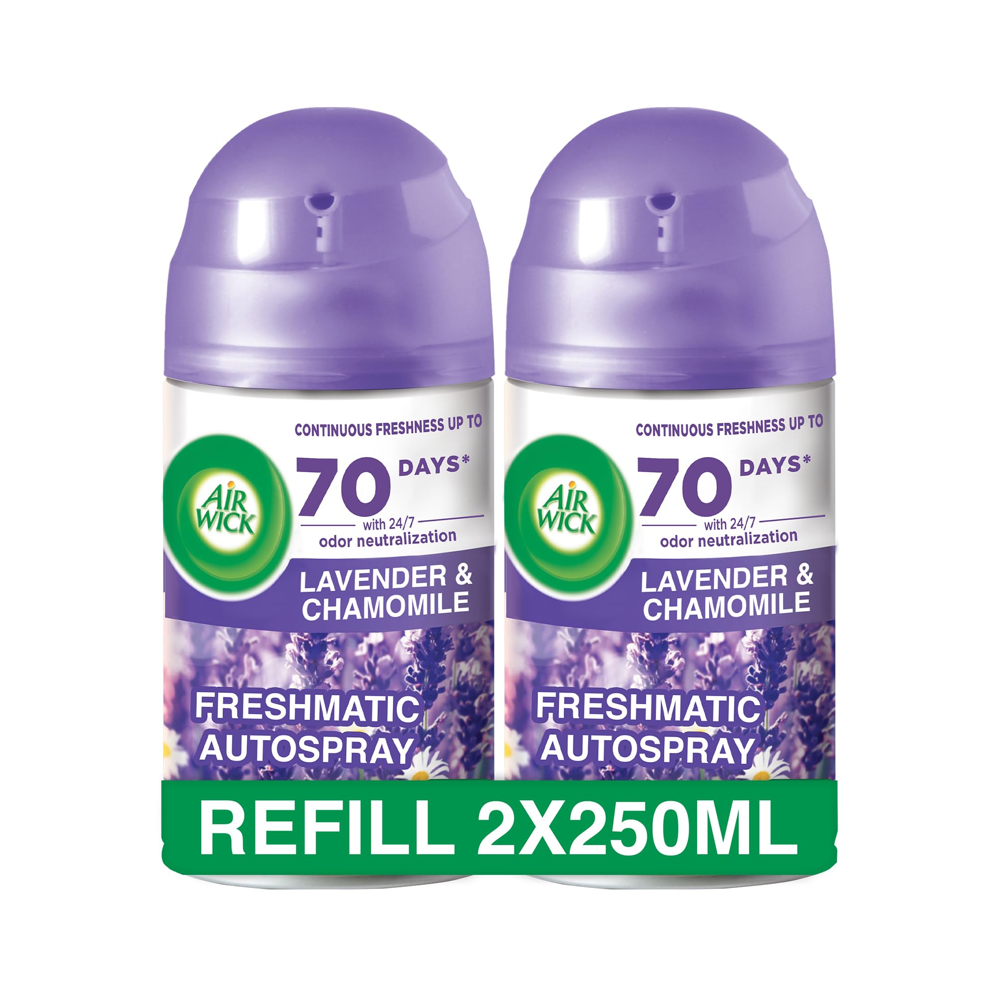Freshmatic Autospray Refill, Lavender & Chamomile Scent, 250ml x 2