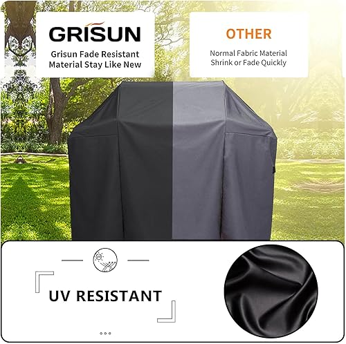 Miniatura 5 de Grisun 7138 Premium Grill Cover 48 pulgadas para Weber Spirit II 200, Spirit 210 Series, cubierta impermeable antidecoloración para parrilla de gas