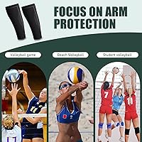 Vista 6 de TOBWOLF 1 Pair Volleyball Arm Sleeves, Volleyball Compression Sleeves Sports Forearm Sleeves, Passing Forearm Sleeves
