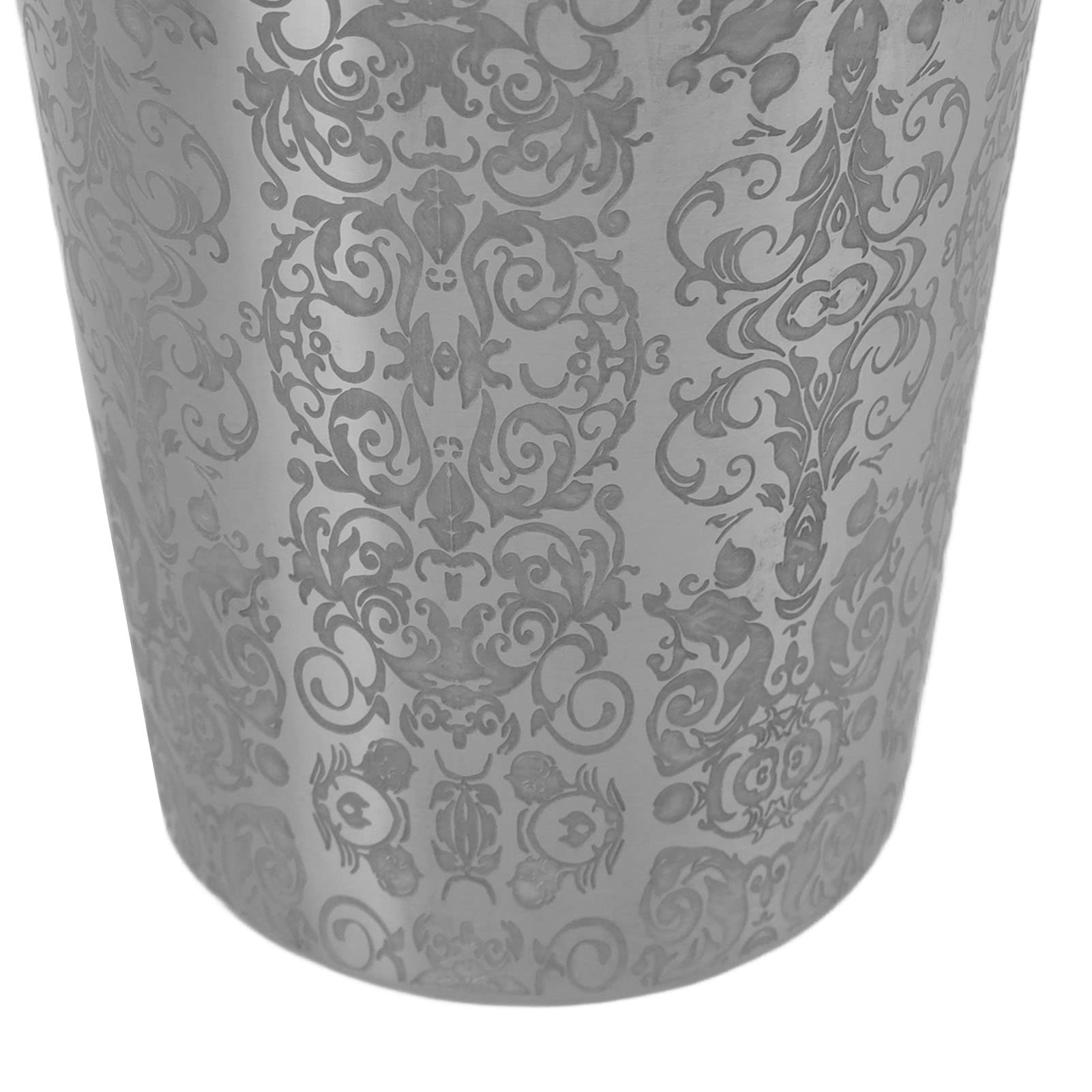 Shaker Cocktail,Shaker per Cocktail in Acciaio Inossidabile con Incisione,Mixer da Bar Boston,per Casa,Bar e Feste(Argento)