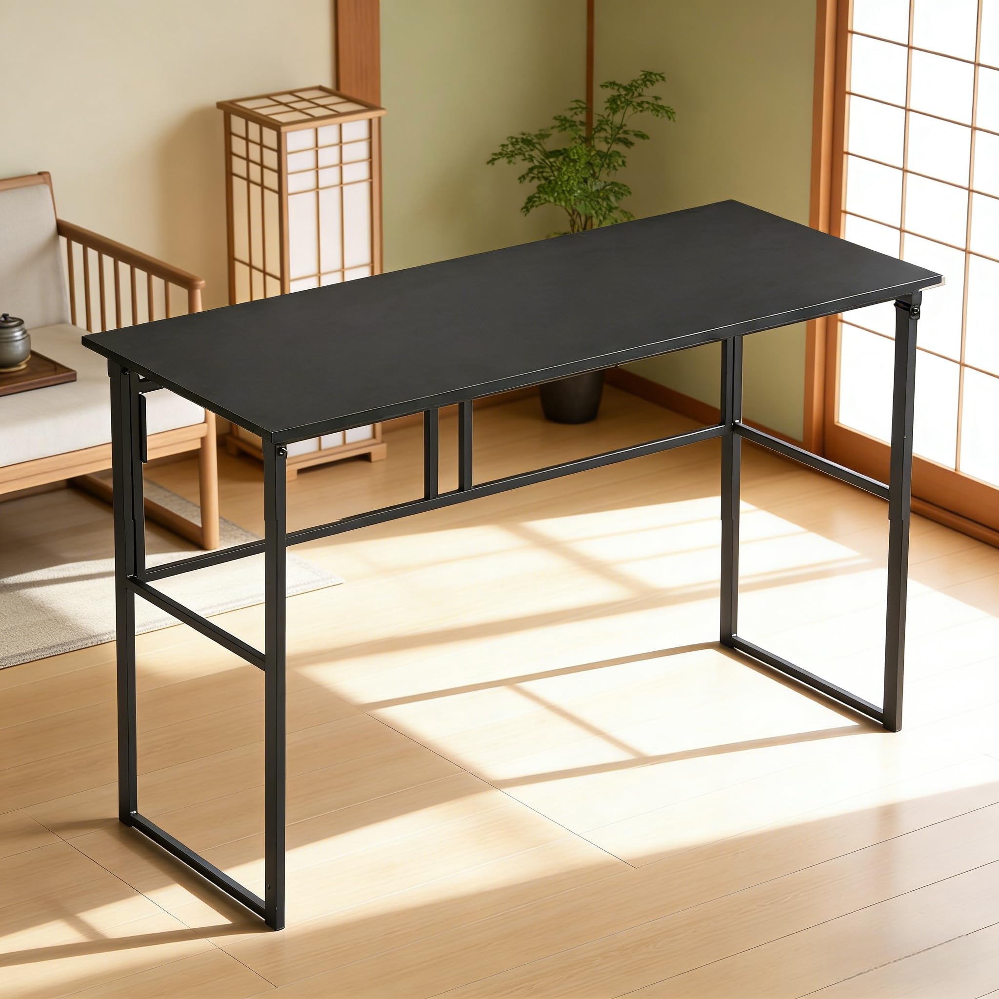 Amazon | パソコンデスク 120cm幅 | シンプルワークデスク ゲーミング