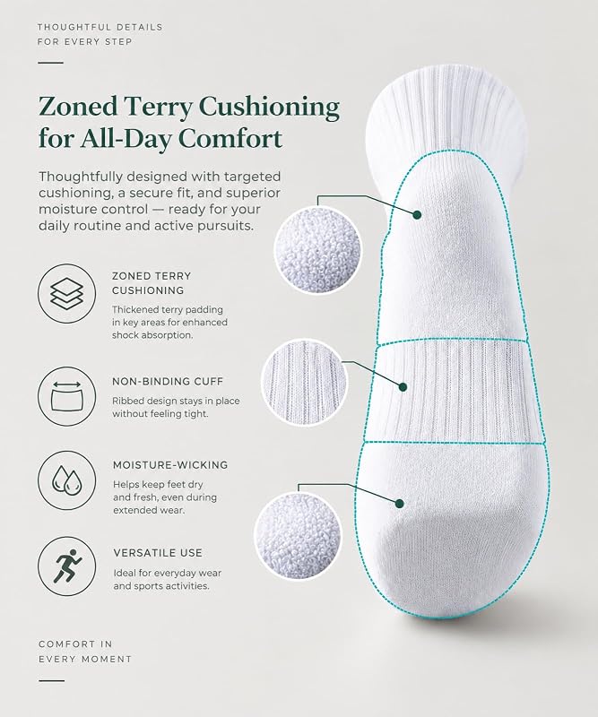 Frepstudio Golf Gift for Dad-Men’s Golfer Crew – Breathable honeycomb instep mesh