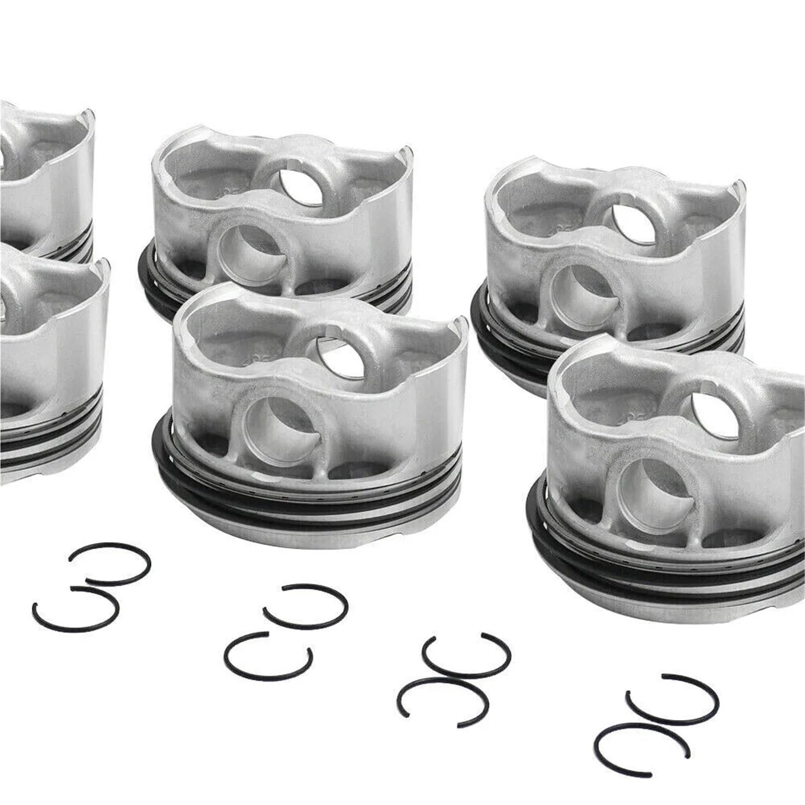Anello Pistone Set di 8 pistoni e fasce elastiche motore N63 per BMW 550i 750i X5 F01 4.4L 11257613626 Sostituire