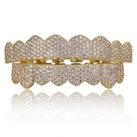 Algopix Similar Product 14 - JINAO 18K Gold Plated Gold Finish 8 Top