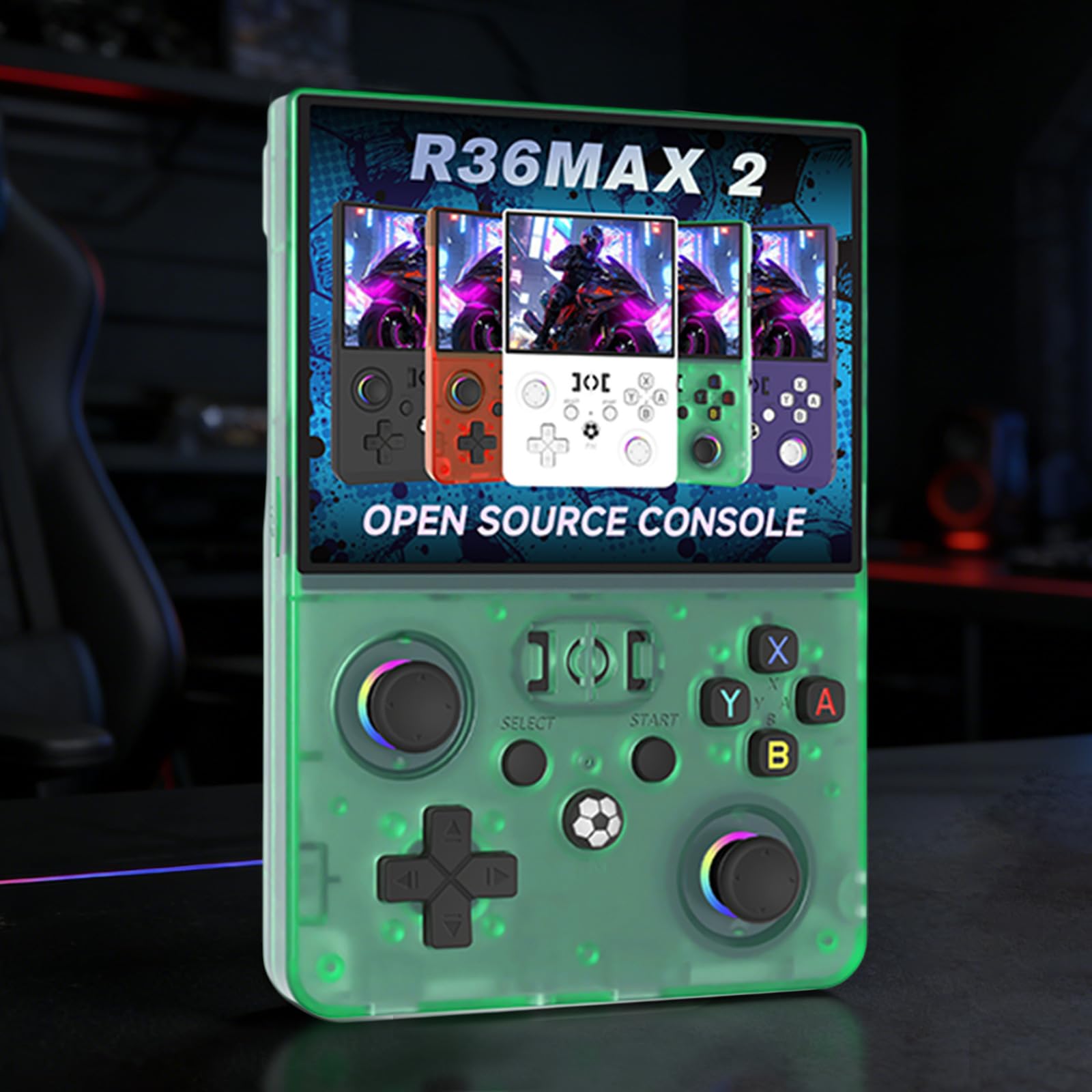 Console video retrò portatile con schermo IPS HD da 4,5 pollici Console di gioco retrò Batteria integrata da 4000 mAh Regali per papà marito