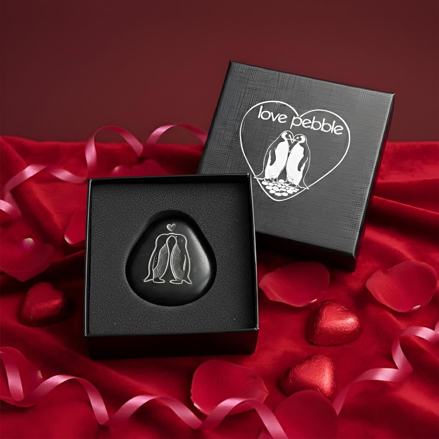 Cute Penguin Love Pebble – Romantic Penguin Stone Gift for Boyfriend, Girlfriend, or Fiancé, “I Love You” & “Will You Marry Me” Proposal Keepsake, Unique Valentine’s Day Gift for Him & Her - Image 6