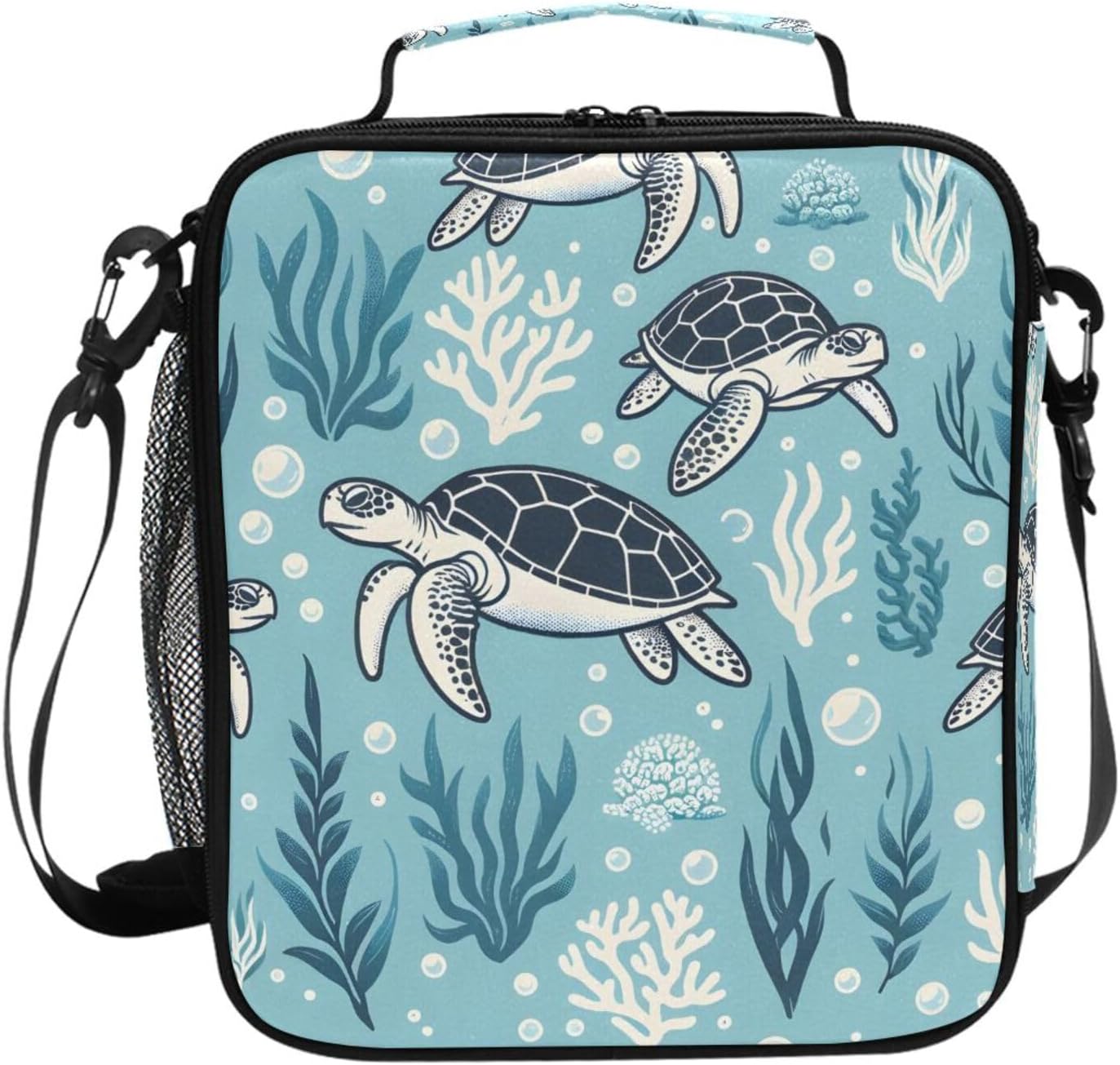 ALAZA Cowboy Boots Lunch Box Insulated Lunch Bag Girls Lunch Cooler Bag Tote Freezable Shoulder Strap Lunchbox Thermal Meal Tote Kit for Girls School Picnic