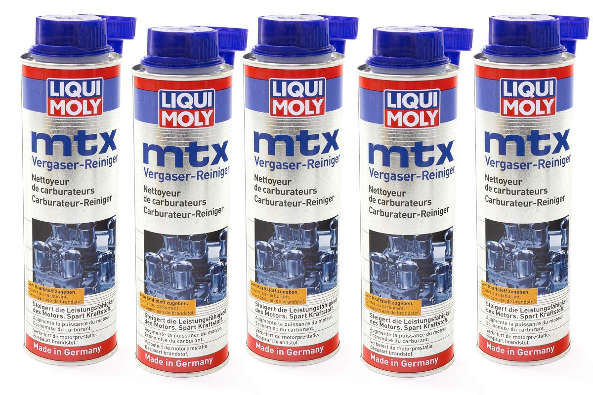 Vergaserreiniger 5 Stück á 300 ml Liqui Moly Vergaser Reiniger Kraftstoff Benzin