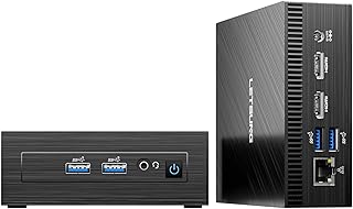 Mini PC Mini Air11 SE, Intel Celeron N4020C NUC 11 Mini Computers with Fan Cooling(up to 2.8GHz), 6GB LPDDR4&128G SSD Desktop Windows 11 Pro Support 4K UHD/Dual WiFi/BT4.2/Gigabit Ethernet