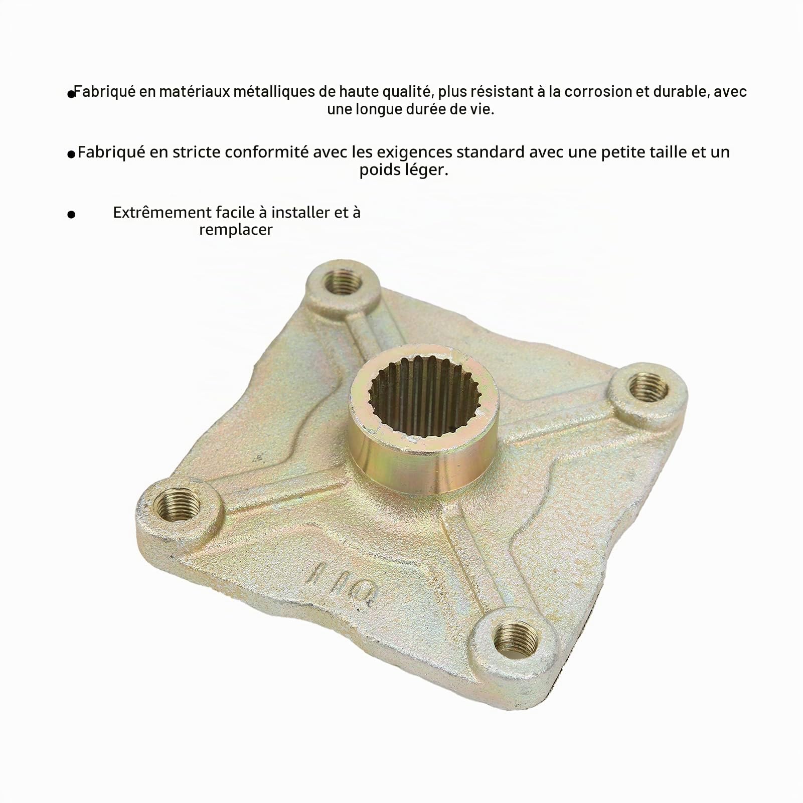Plaque De Moyeu De Roue De Montage De Moyeu D'essieu Arrière De Roue De Moto 4 Trous De Goujon Remplacement De 23 Dents pour 150cc 200cc Quad Dirt Bike ATV