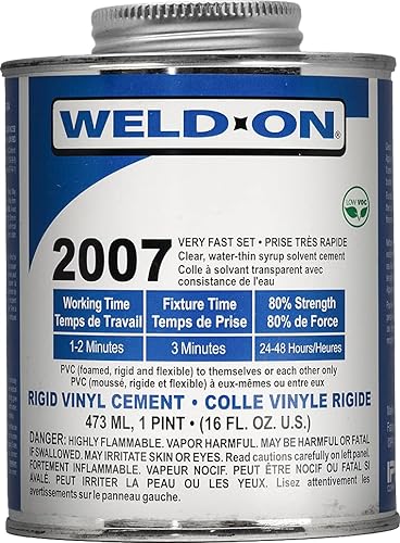 SCIGRIP IPS Weld-On #2007 - Adhesivo (pinta) con botella aplicadora y aguja