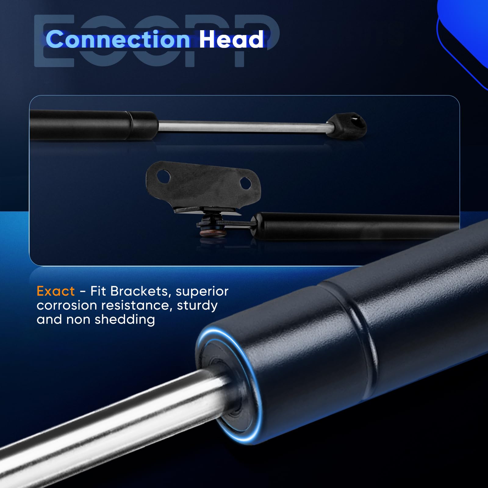 Amazon.com: ECCPP Lift Supports Front Hood Gas Struts Shocks