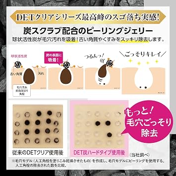 DET Clear Bright & Peeling Jelly, Charcoal