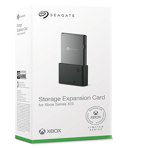 Seagate Storage Expansion Card for Xbox Series X|S 1TB, SSD, Plug and Play NVMe Expansion SSD Xbox Series X|S, Officially Licensed, Data Rescue Services (STJR1000400)