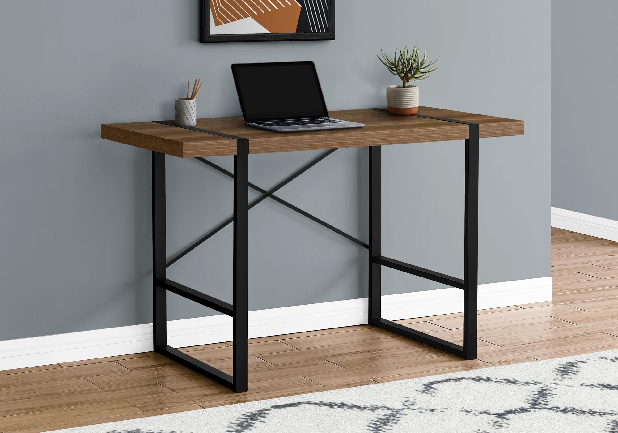 PCデスク Amazon.com: Monarch Specialties I 7655 Computer Desk, Home Office