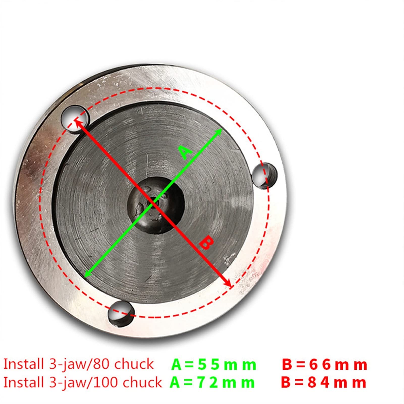 Uchwyt tokarski, 80 mm / 100mm. MT2 MT3. Narzędzie tokarskie tokarki(MT2-80mm Round tail)